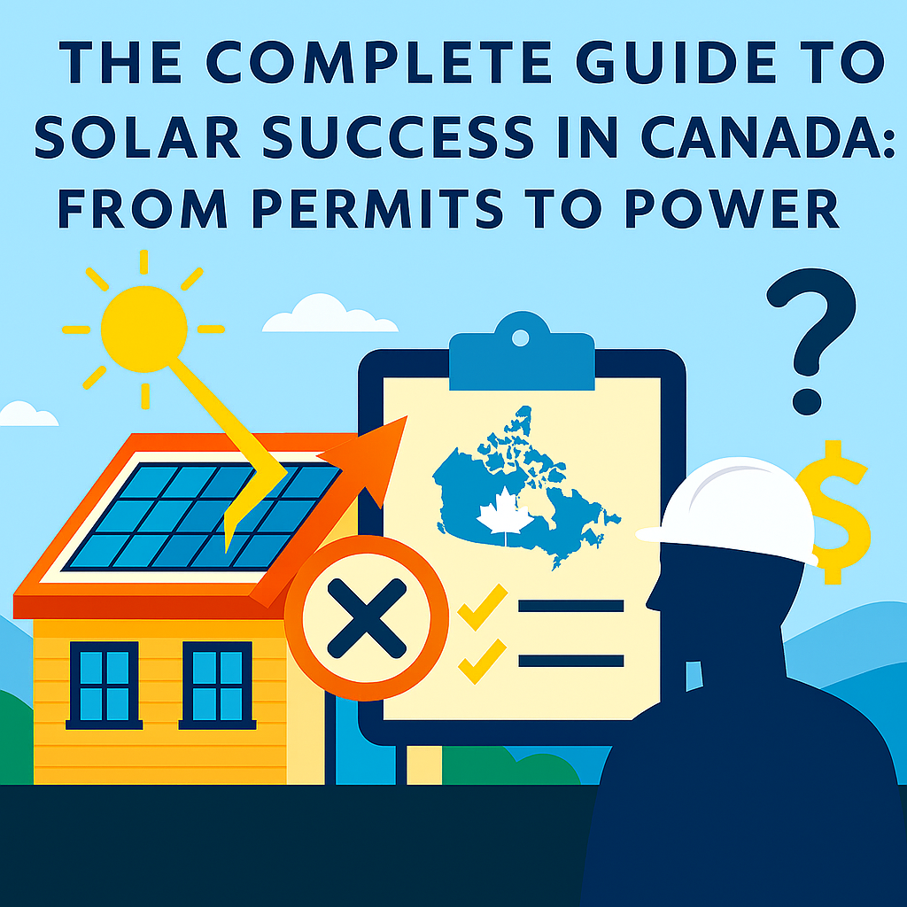The Complete Guide to Solar Success in Canada: From Permits to Power